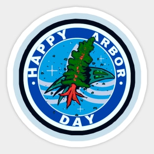 Happy Arbor Day Sticker